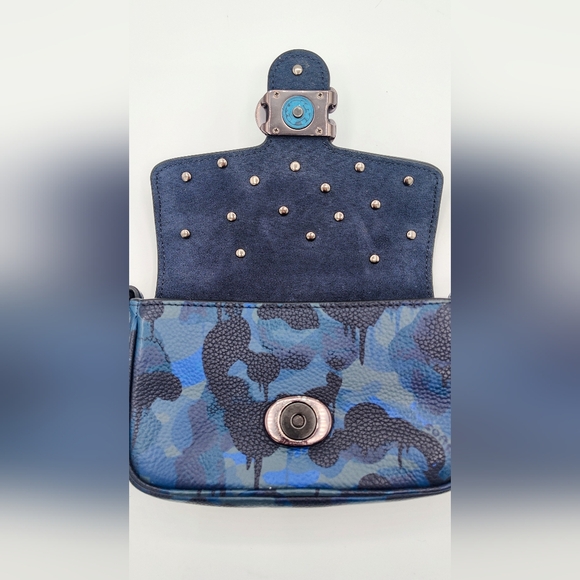 Coach Soft Tabby 18 Camo print Upcycled w Hot Wheels charm - Picture 10 of 12